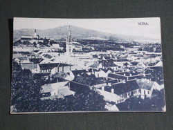 Postcard, Slovakia, Nitra, Nyitra, panorama detail