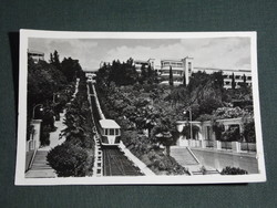 Postcard, Soviet Union, Russia, Sochi, Sochi, Vorosilov sanatorium, cable car station detail