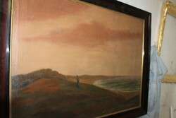 Antique signed painting 478