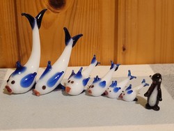 Üveg halacskák és egy pingvin Murano