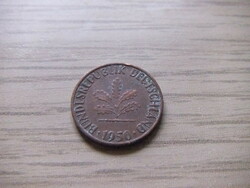1   Pfennig   1950   (  G  )  Németország