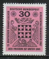 Postatiszta Bundes 2560 Mi 536      0,30 Euró