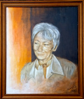 Született: 1928. okt. 30. Csernus Mariannról készült portré/1995,Prima díjas művésztől.Károlyfi/1952
