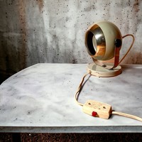 Retro, space age design table lamp, wall arm