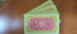 Utasellátó hátlapos magyar kártya 1970-es évekből