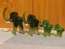 Glass elephants murano
