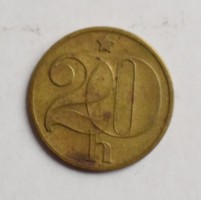 Czechoslovakia 20 heller, 1982, money, coin