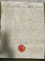 Maria Theresia Dei Gratia kezdetű, latin nyelvű dokumentum