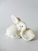 Zsolnay Cabbage Bunnies. Antique, shield seal