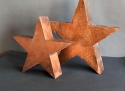 Hatalmas Art and Craft bronz csillagok ALKUDHATÓ  Art deco design