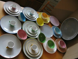 Colorful ceramic set for adults and children
