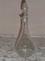 Art Nouveau liqueur bottle with cork
