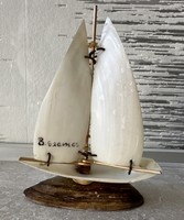 Old Balatonszemes sailing souvenir