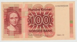 Norwegian 100 kroner 1994 vi