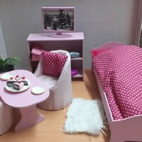Barbie hálószoba bútorok