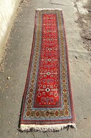 Long hand-woven oriental running rug, perhaps Békészentandras, 300 x 75 cm