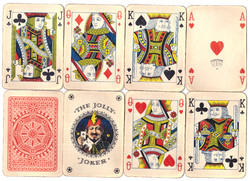 55P. Nemzetközi képes francia kártya Játékkártyagyár 1960-as évek