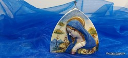 Old earthenware beautiful Madonna wall decoration