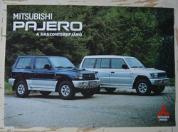 Mitsubishi pajero utility vehicle brochure in Hungarian