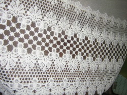 Wonderful vintage wide lacy panoramic curtain