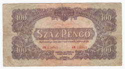 Vöröshadsereg 100 Pengő bankjegy 1944-ből