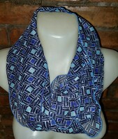 Decorative women's round scarf 73x36cm