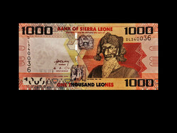 Unc - 1000 leones - sierra-leone - 2010 (leones watermark!)