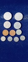 11 old Norwegian coins 1969-1978