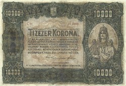 10000 korona 1920 restaurált 2.