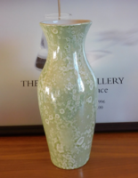Kőporc Witeg  lüsztermázas, kézzel festett váza 26 cm