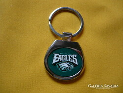Philadelphia eagles metal key chain