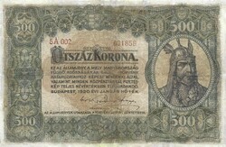 500 Korona 1920 restored 2.