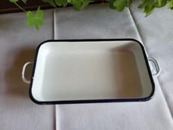 Enameled mini baking tray for baby kitchen