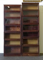 1Q158 pair of antique Lingel bookcases 248 - 258 cm