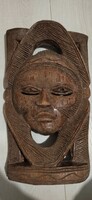 Hand carved African mask