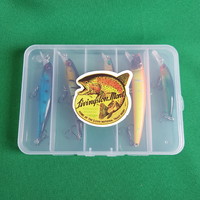 New 5-piece wobbler fishing bait set in box - 8.