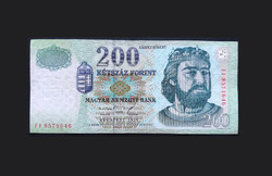 200 Forint 1998 "FF", F+