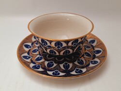 Régi Sumerbank török porcelán csésze és alj