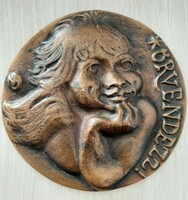 Rejoice bronze relief commemorative plaque n.O. With Signo