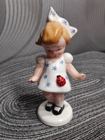 Ceramic ladybug girl