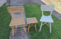 Retro békebeli gyerek fa kisszék székek gyerekszék  nosztalgia