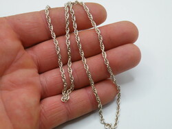 UK0119  Elegáns sodrott mintájú ezüst nyaklánc nyaklánc 925