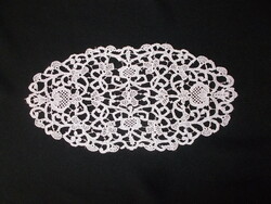 Beautiful Brussels lace tablecloth. 26X13 cm