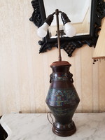 Antique compartment enamel/cloisonne/table lamp