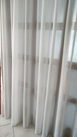 White new light-transmitting, lace curtain core: 270 x width 470 cm, quality material,
