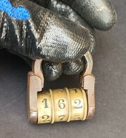 Antique French combination lock
