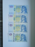 1000 forintos bankjegyek