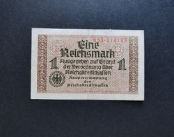 Ritka! Németország 1 Reichsmark / Márka 1940, VF (I.)