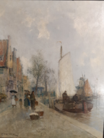 Karl Theodor Wagner: Amszterdami kikötő