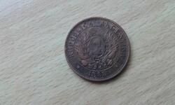 Argentina 2 Centavos 1888  ritka évszám